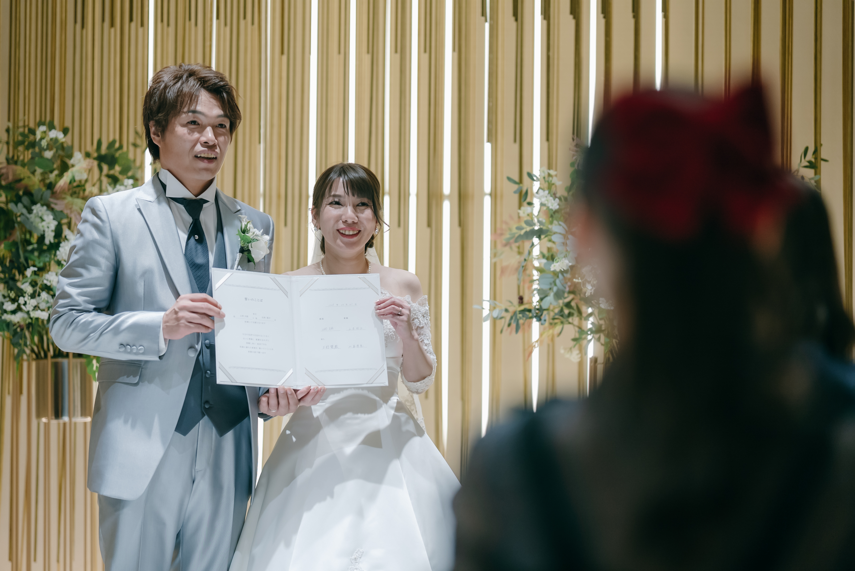 みんなに贈る二人のプレゼント！チャペルでハッピーウェディング