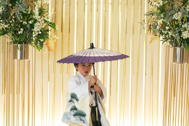 【和装1点フォト】チャペル+スタジオでファミリーフォト