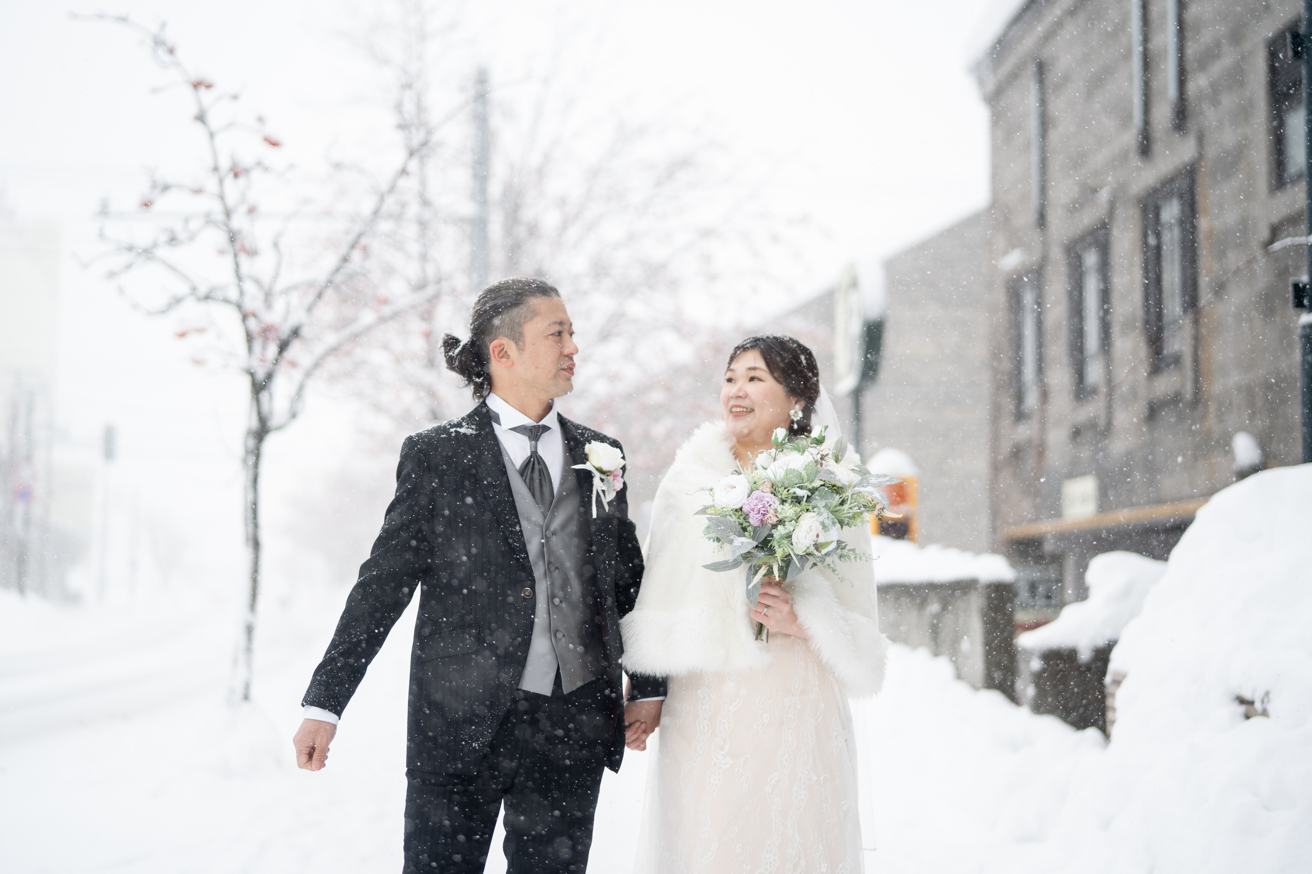 雪と運河が紡ぐ、小樽 冬のロケーション撮影