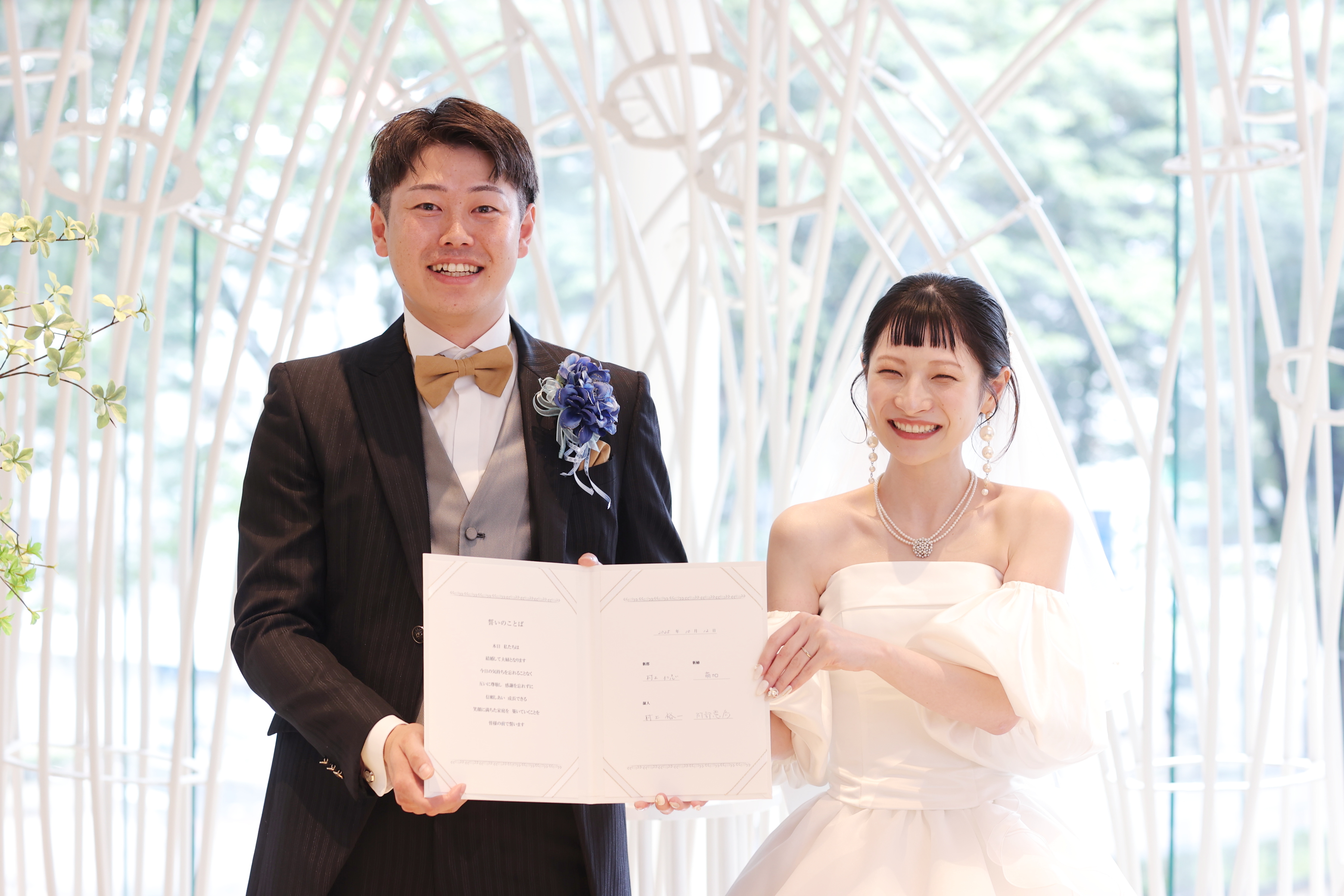 フォトウェディングでおひろめフォト！