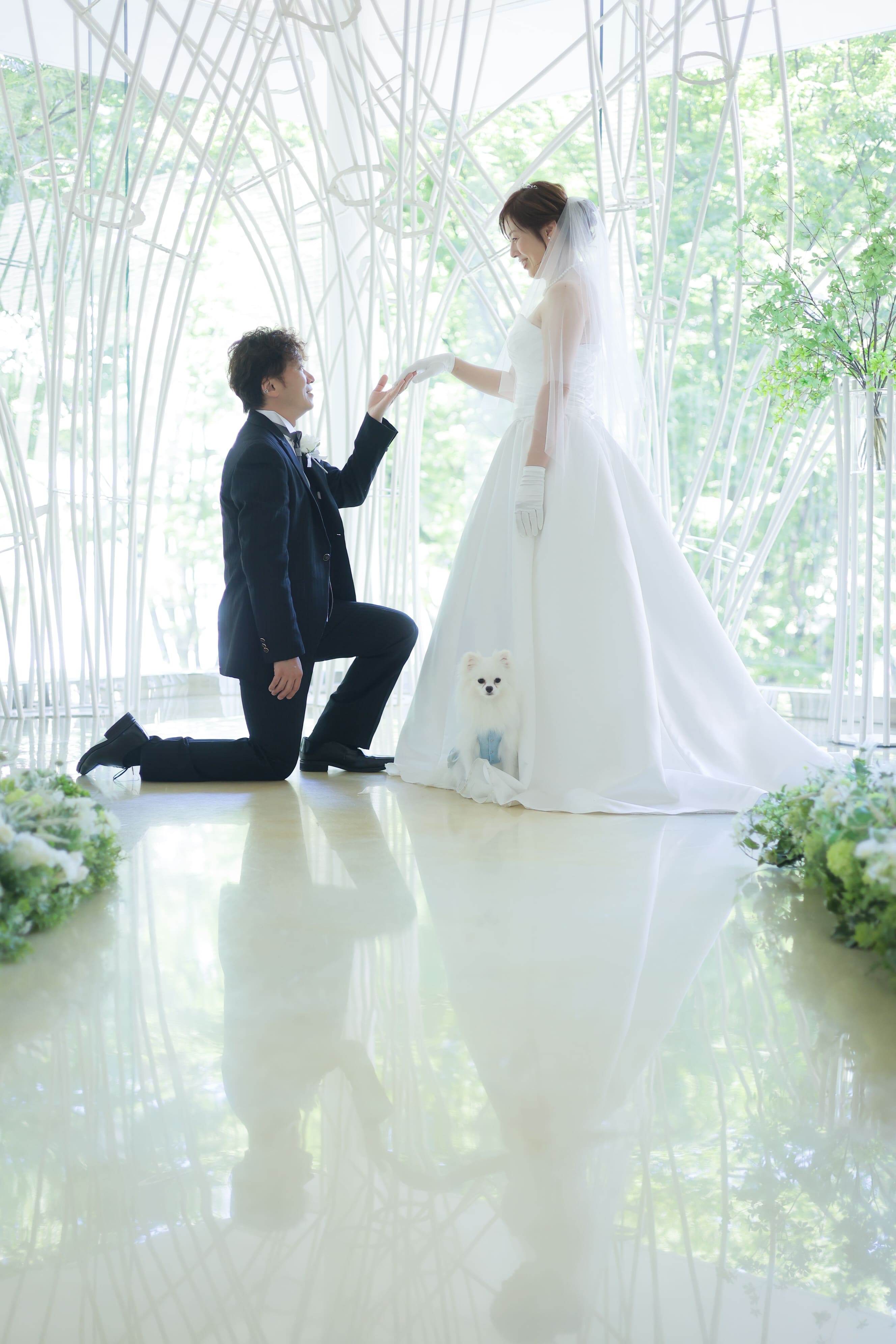 愛犬とのフォトウェディング