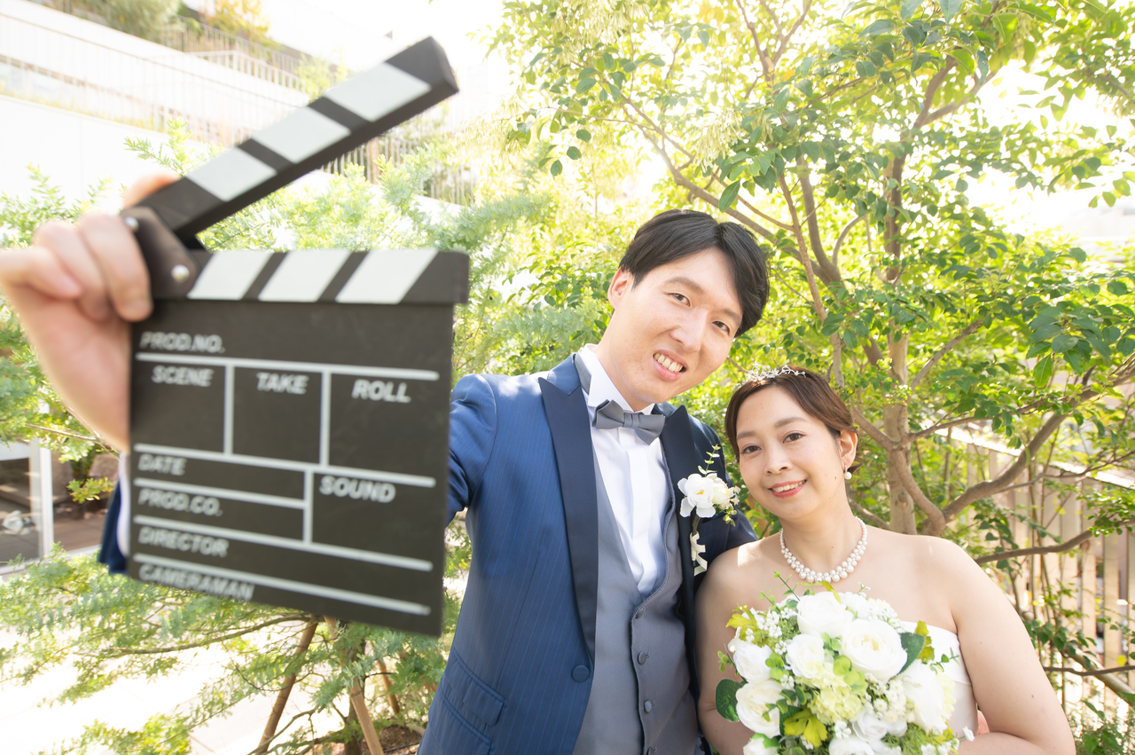 📸グッズを使ったオリジナルウェディングフォト📸