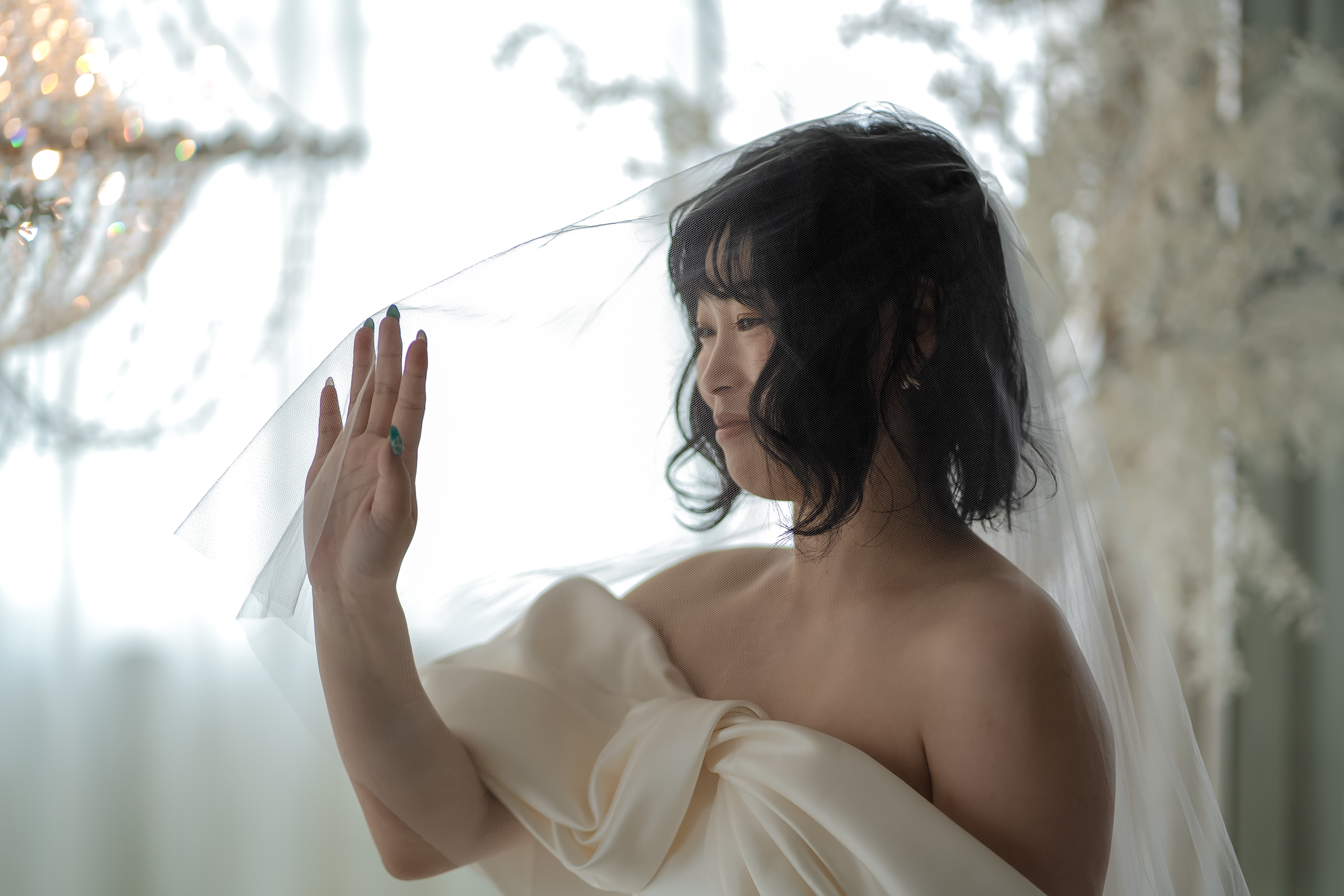 ウエディングドレス×グリーンドレス