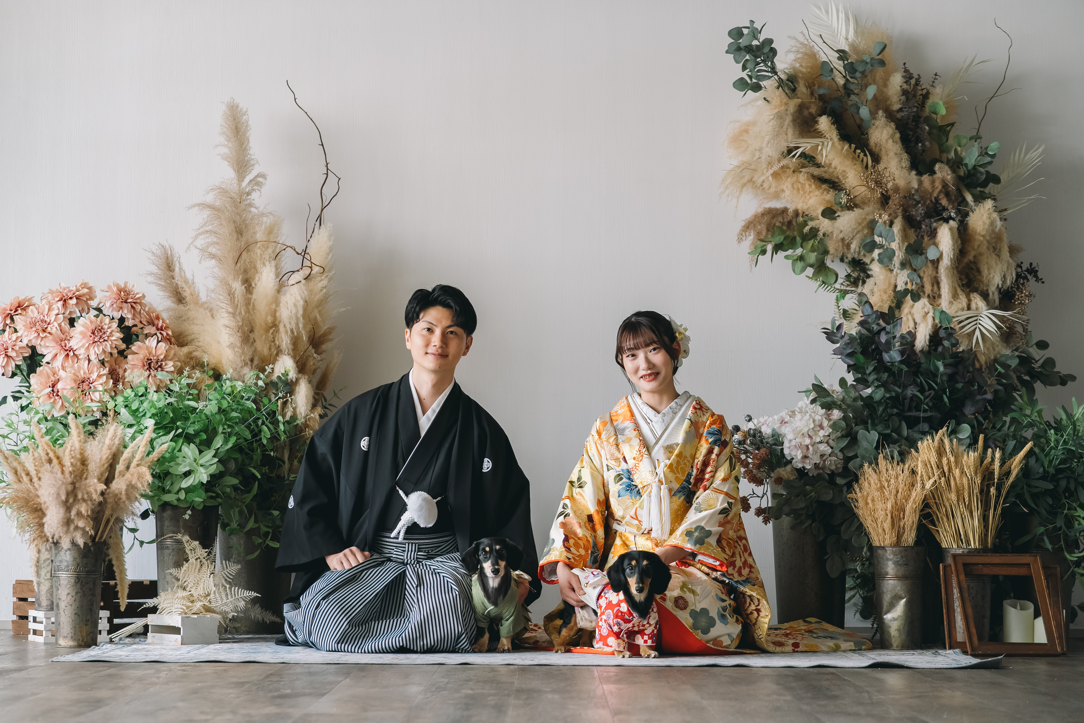 我が子のわんちゃんと一緒にフォトウエディング！！