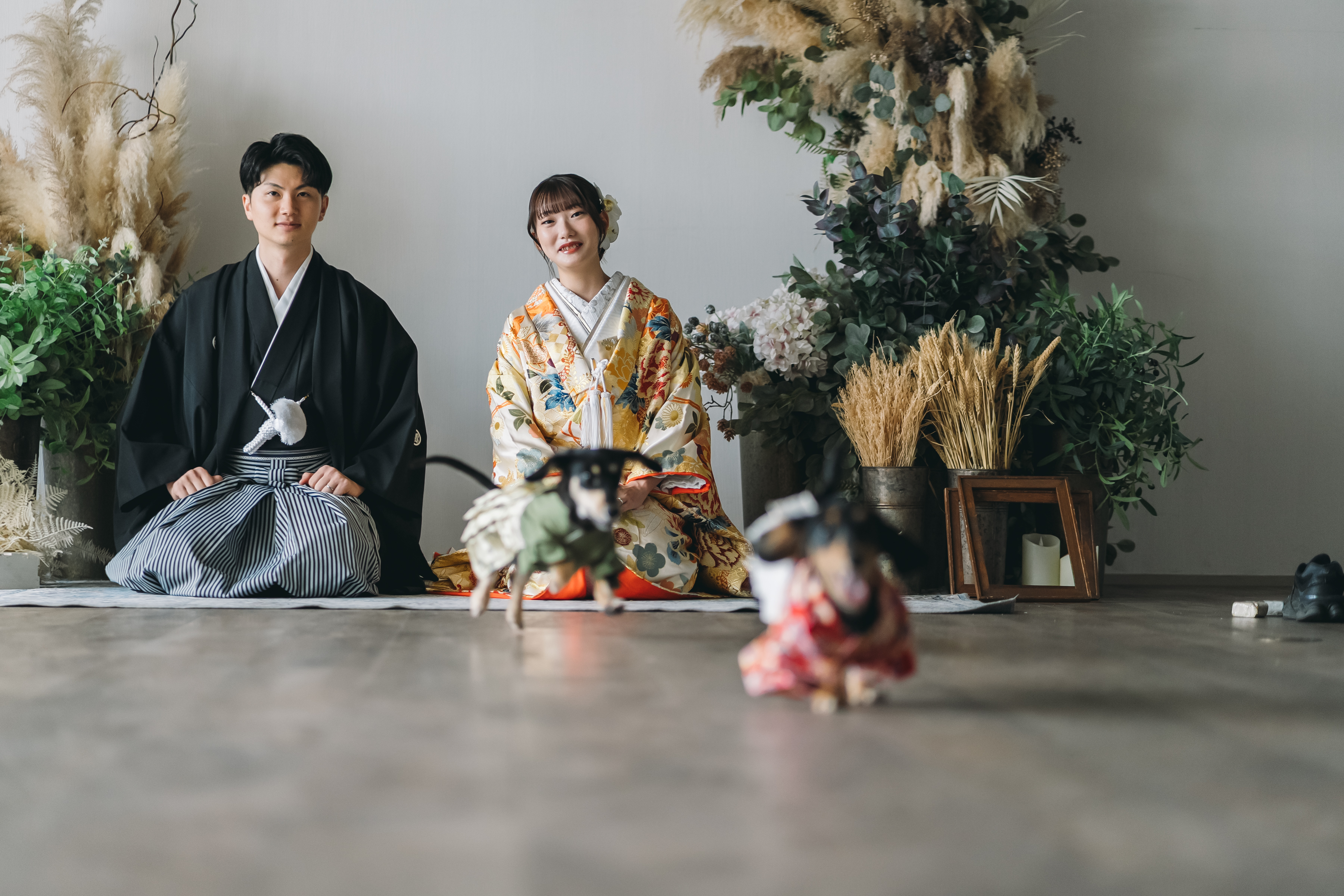 我が子のわんちゃんと一緒にフォトウエディング！！