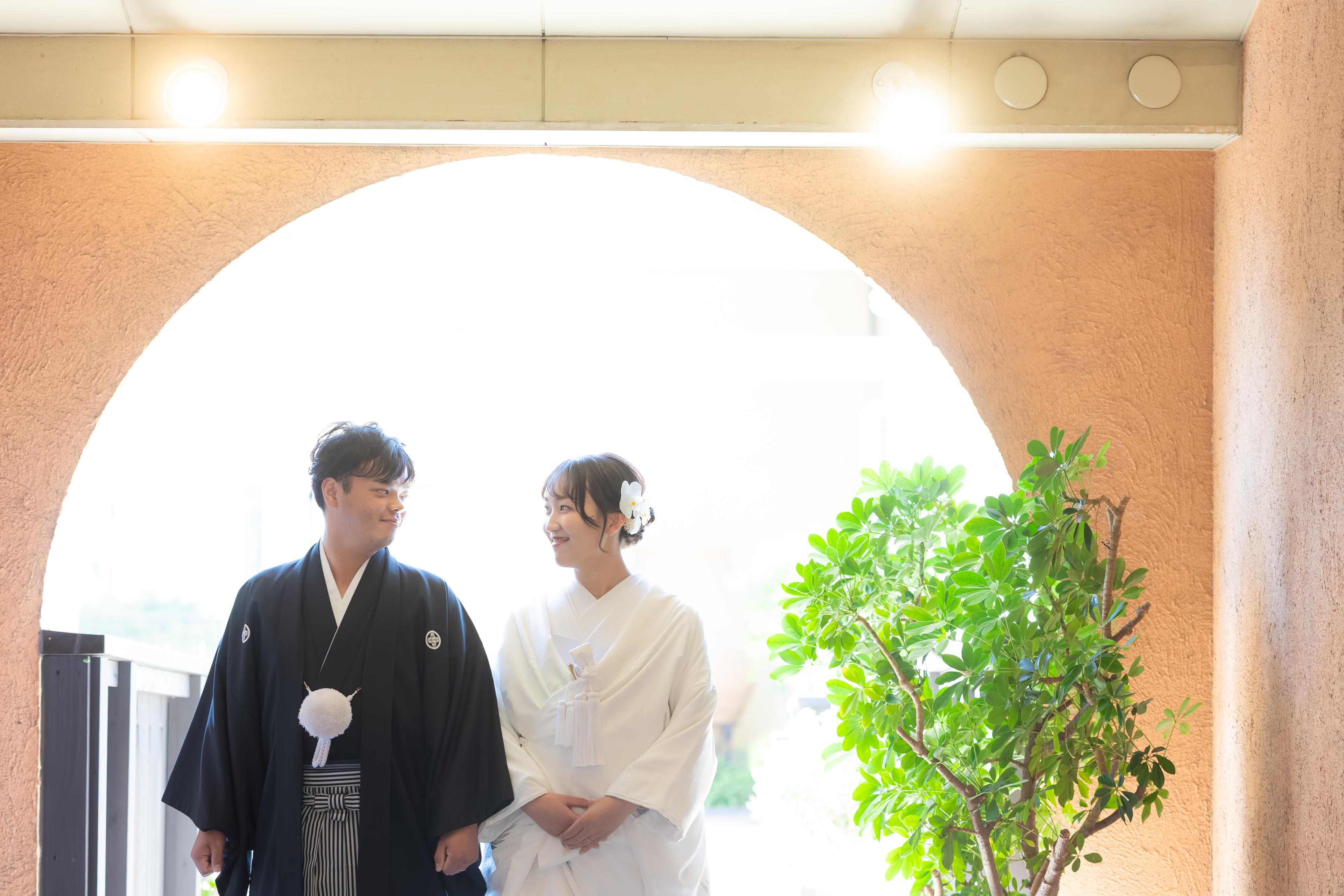 夕暮れ×和装フォトウエディング