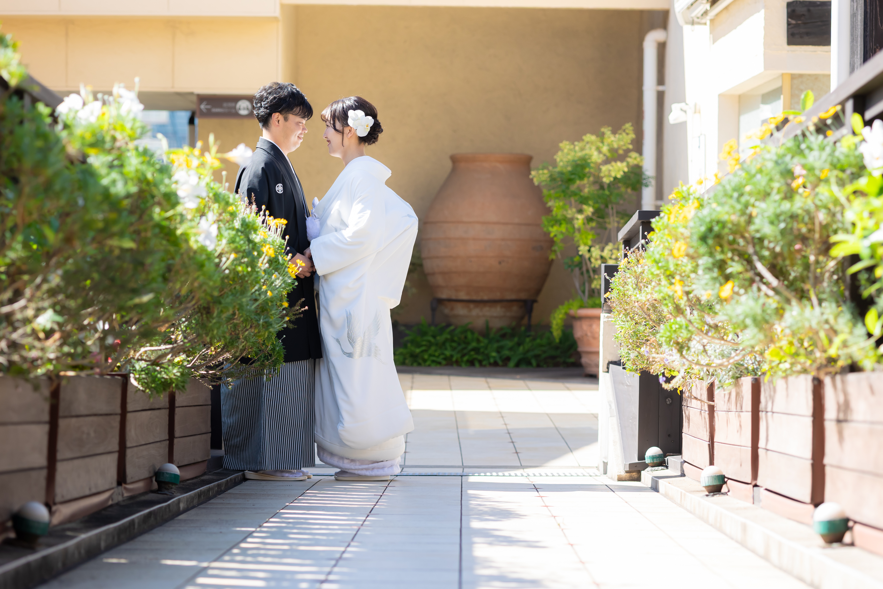 夕暮れ×和装フォトウエディング