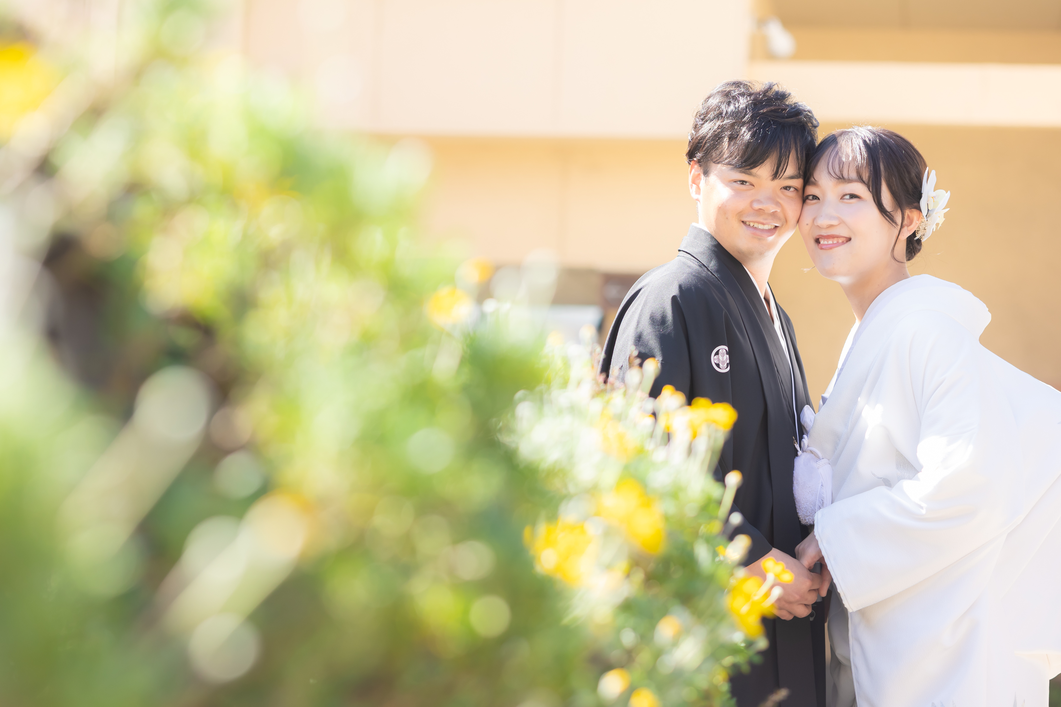 夕暮れ×和装フォトウエディング