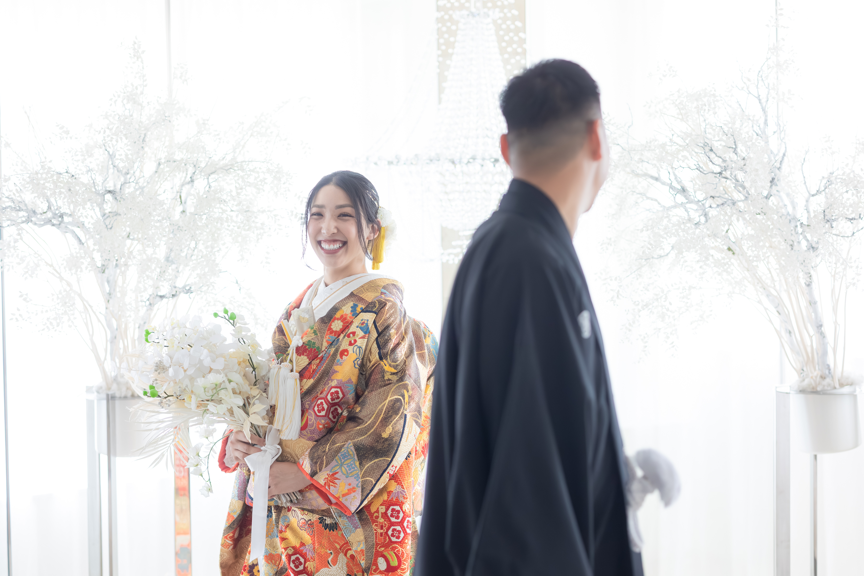 チャペル×和装フォトウエディング