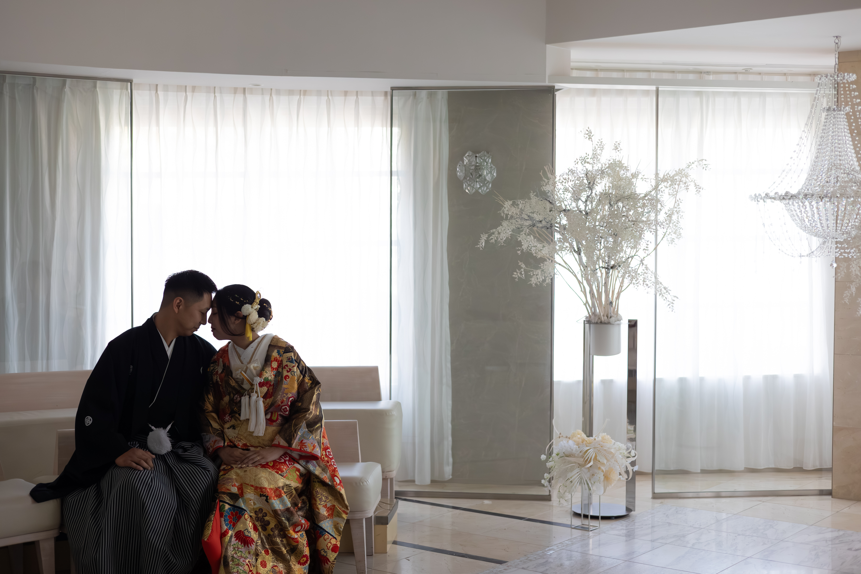 チャペル×和装フォトウエディング