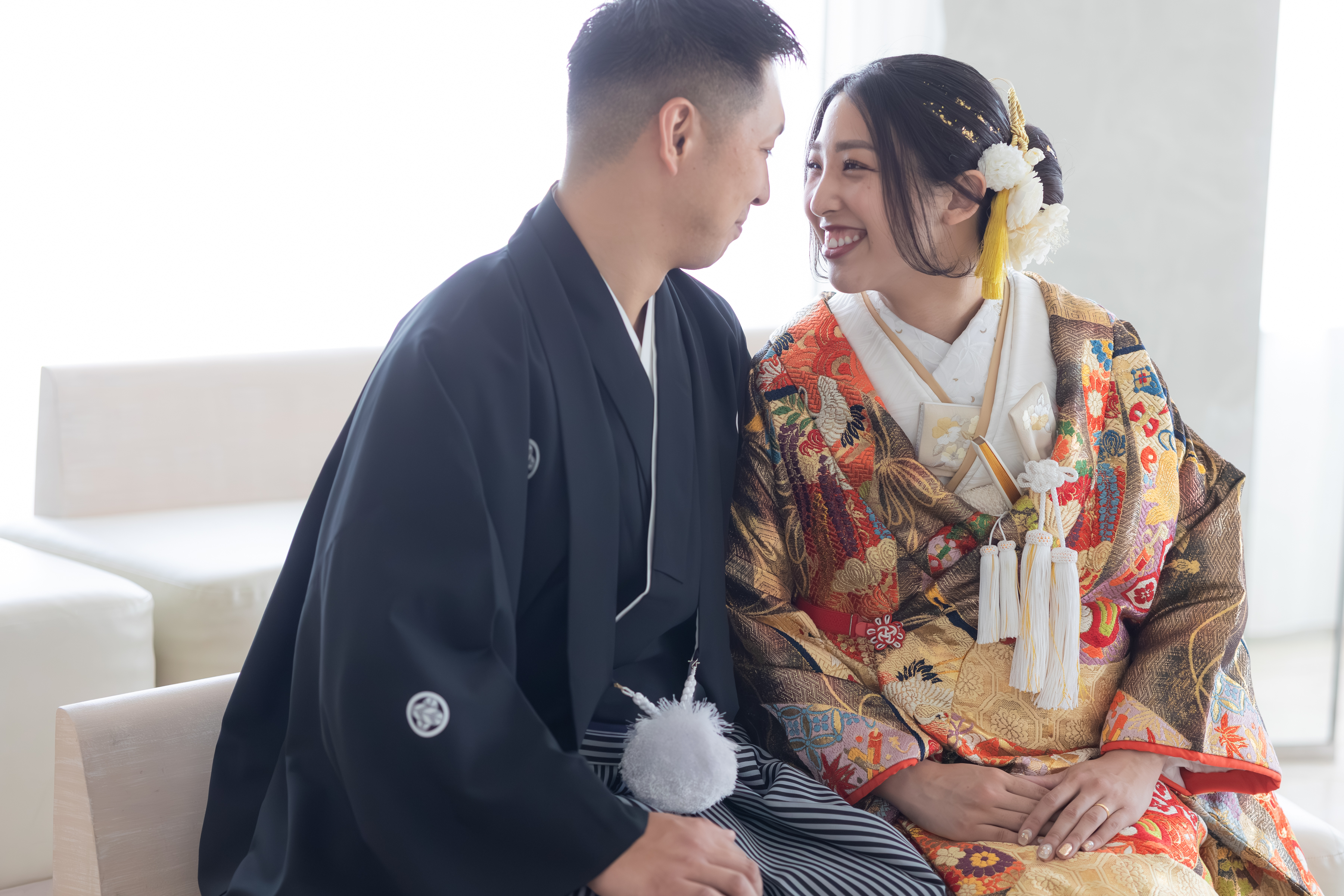 チャペル×和装フォトウエディング