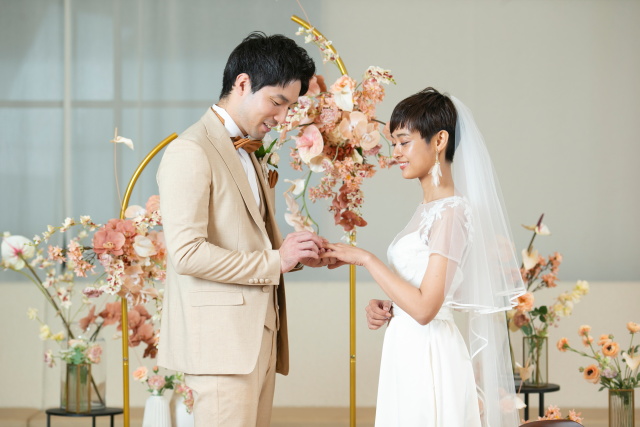 松山でレストランウエディング　☆会場内人前式ご紹介☆