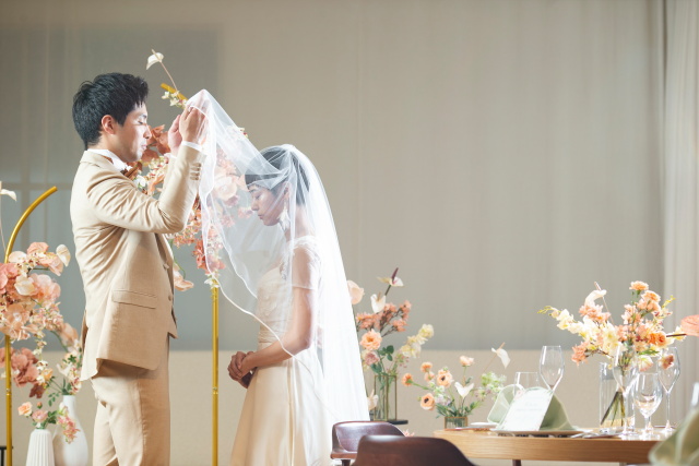 松山でレストランウエディング　☆会場内人前式ご紹介☆