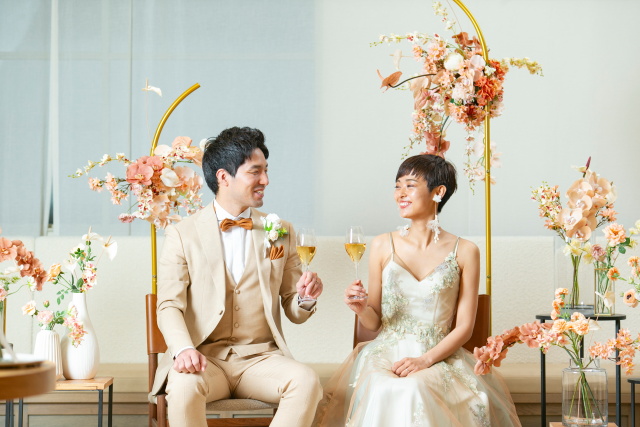 松山でレストランウエディング　☆会場内人前式ご紹介☆