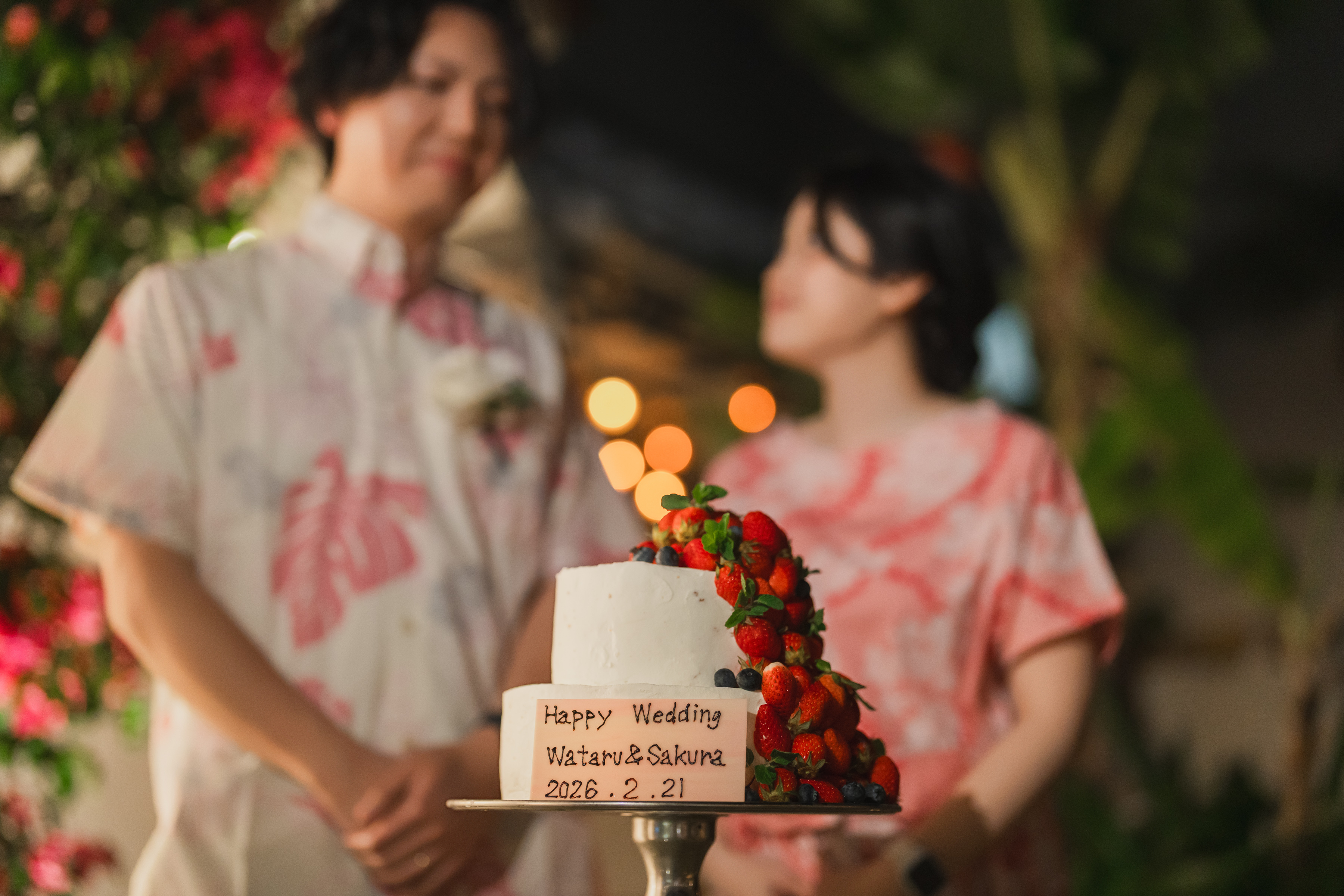 かしこまらないのがお二人らしい。大切なゲストと囲むガーデンBBQ！
