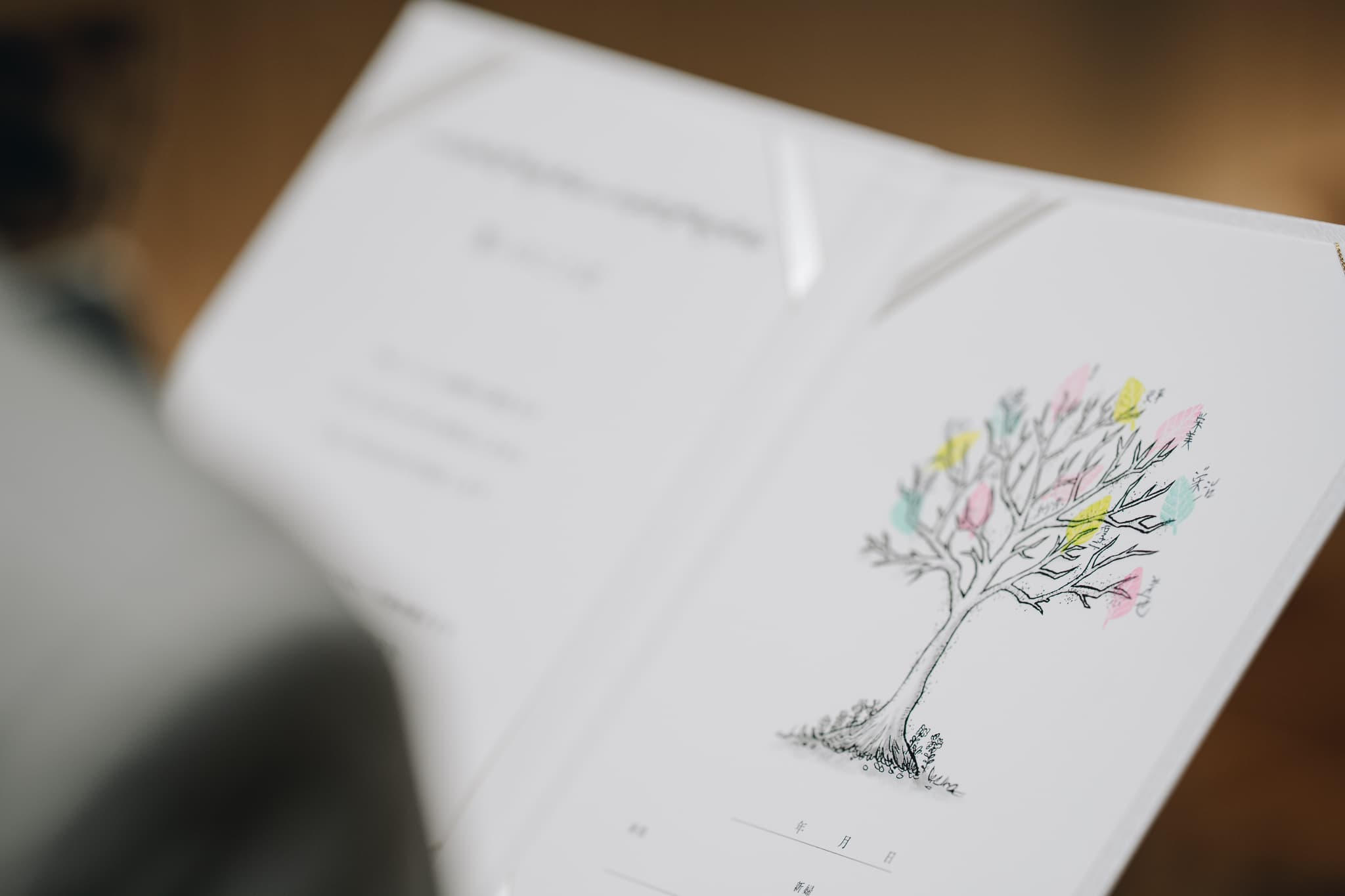 ゲスト全員で作る、世界に一つだけの結婚誓約書