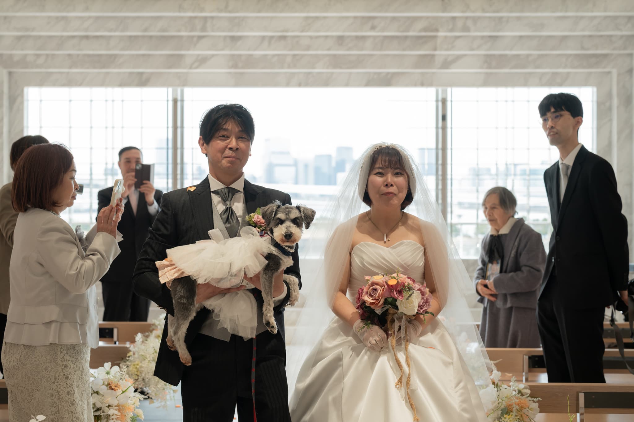 愛犬も大切なご家族。 一緒に迎える、かけがえのない結婚式