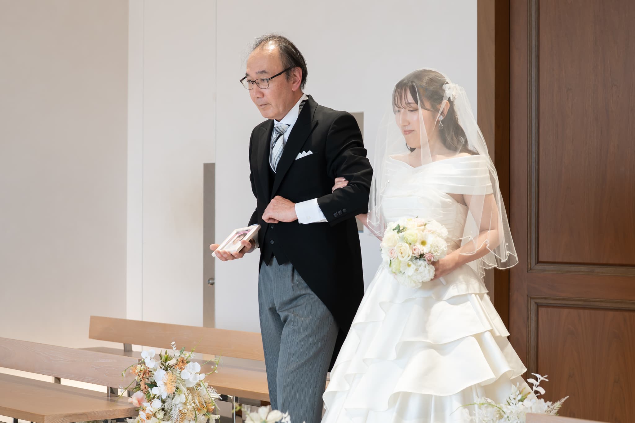 【小さな結婚式お台場店】前撮りと、ご家族との少人数挙式レポート