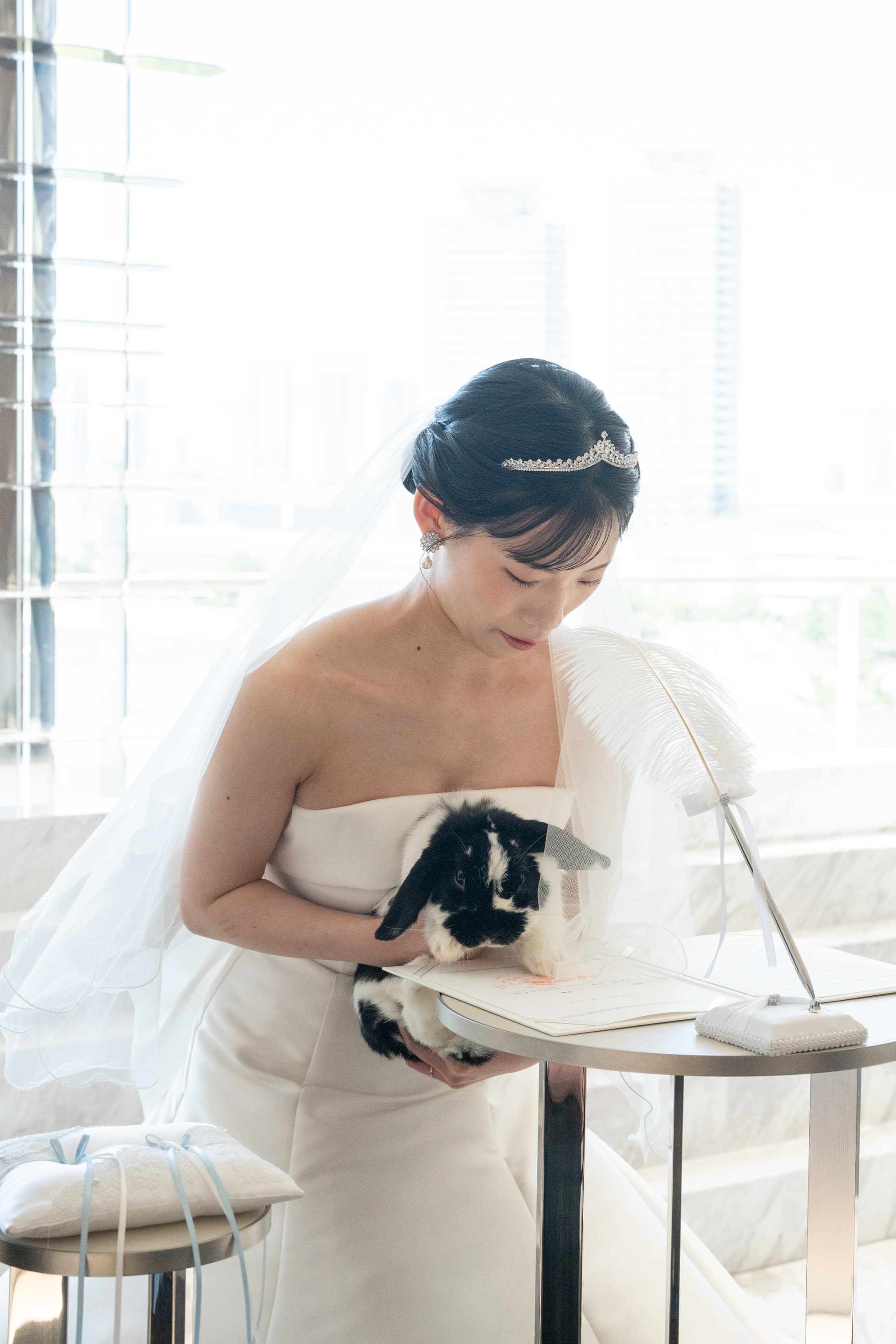 【小さな結婚式お台場店】うさぎちゃんとの結婚式♪