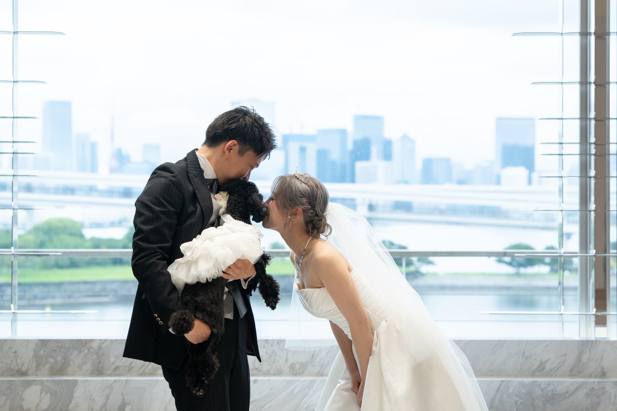 【小さな結婚式お台場店】大切な家族のわんちゃんと一緒の結婚式♡