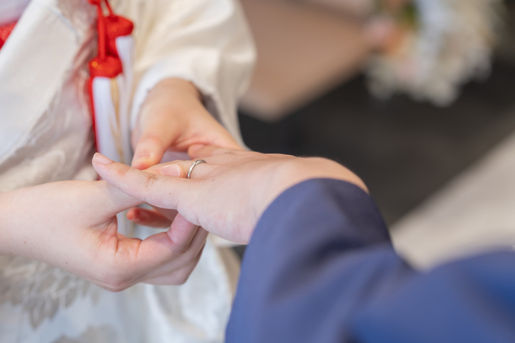 和装で彩る特別な一日。国境を越えて結ばれたお二人の結婚式♥