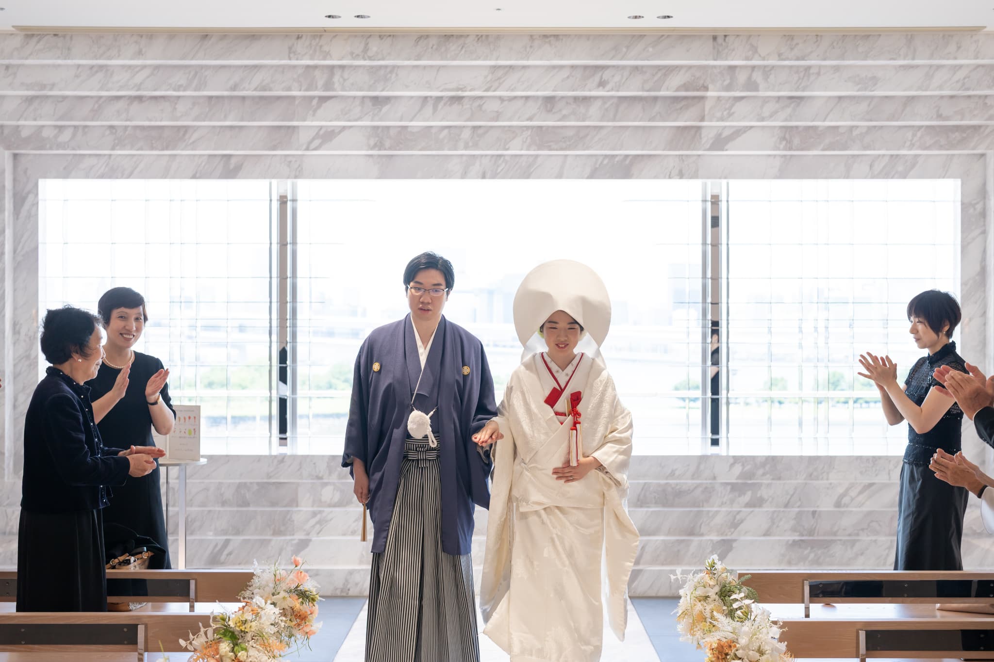 和装で彩る特別な一日。国境を越えて結ばれたお二人の結婚式♥