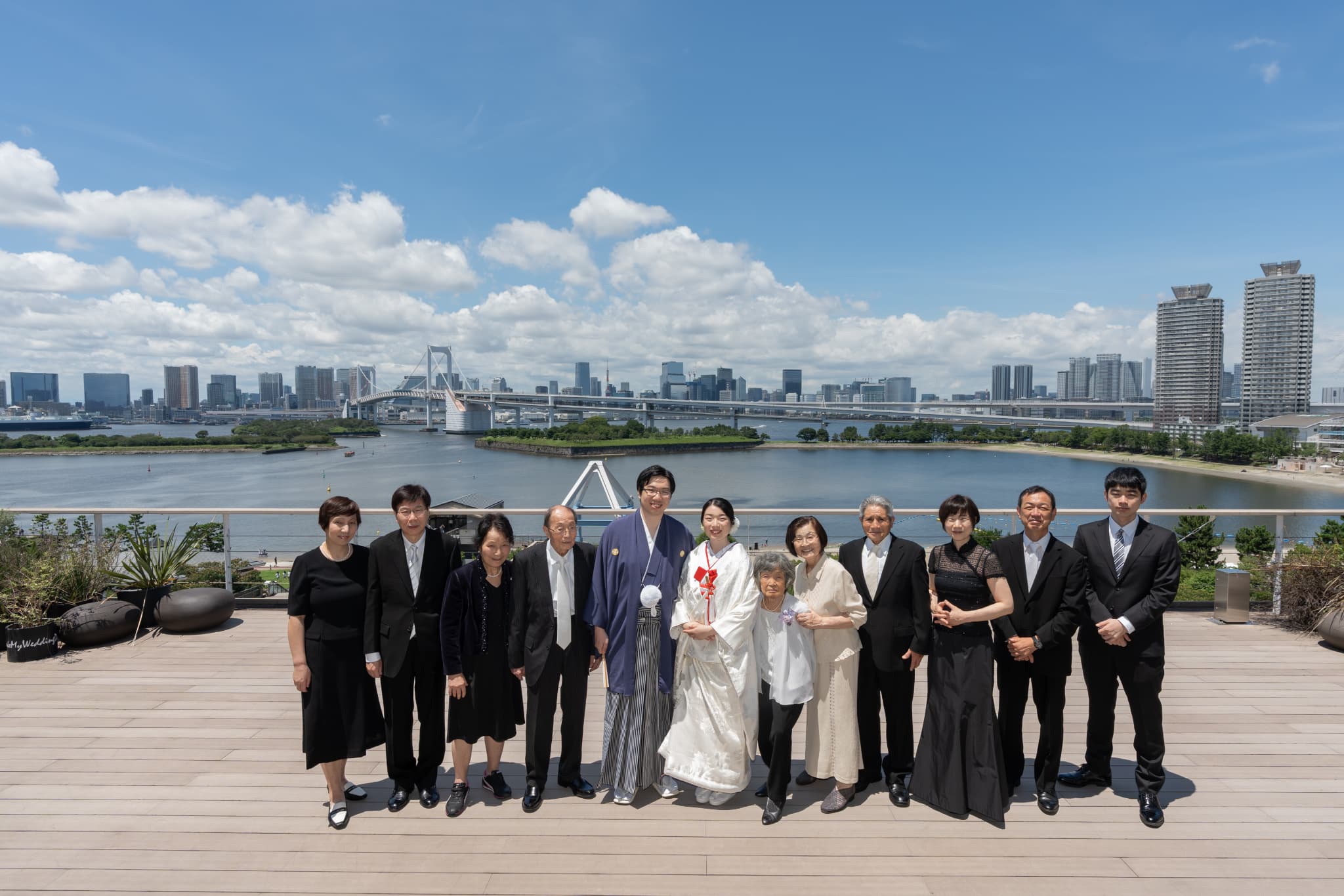 和装で彩る特別な一日。国境を越えて結ばれたお二人の結婚式♥