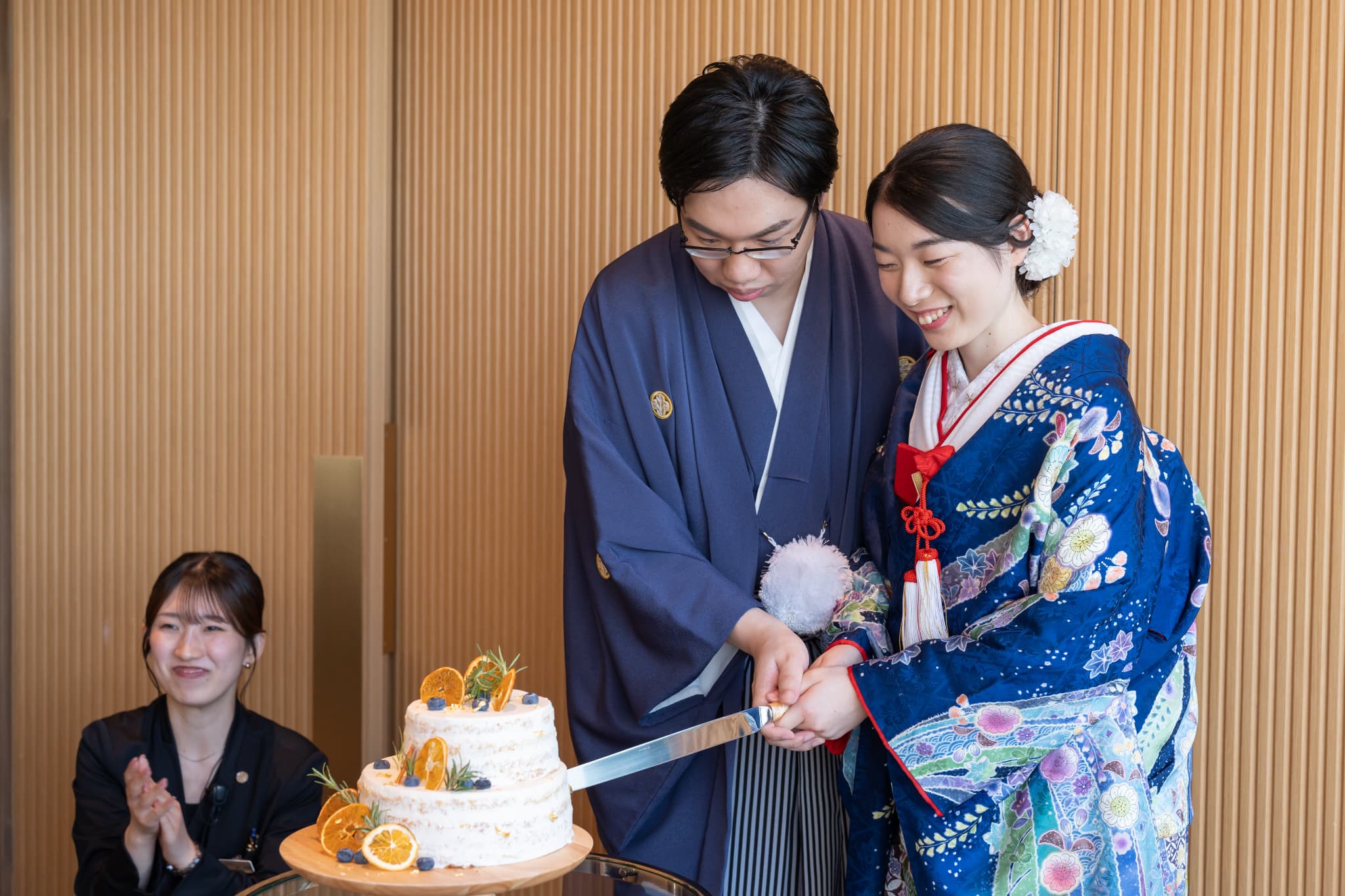 和装で彩る特別な一日。国境を越えて結ばれたお二人の結婚式♥