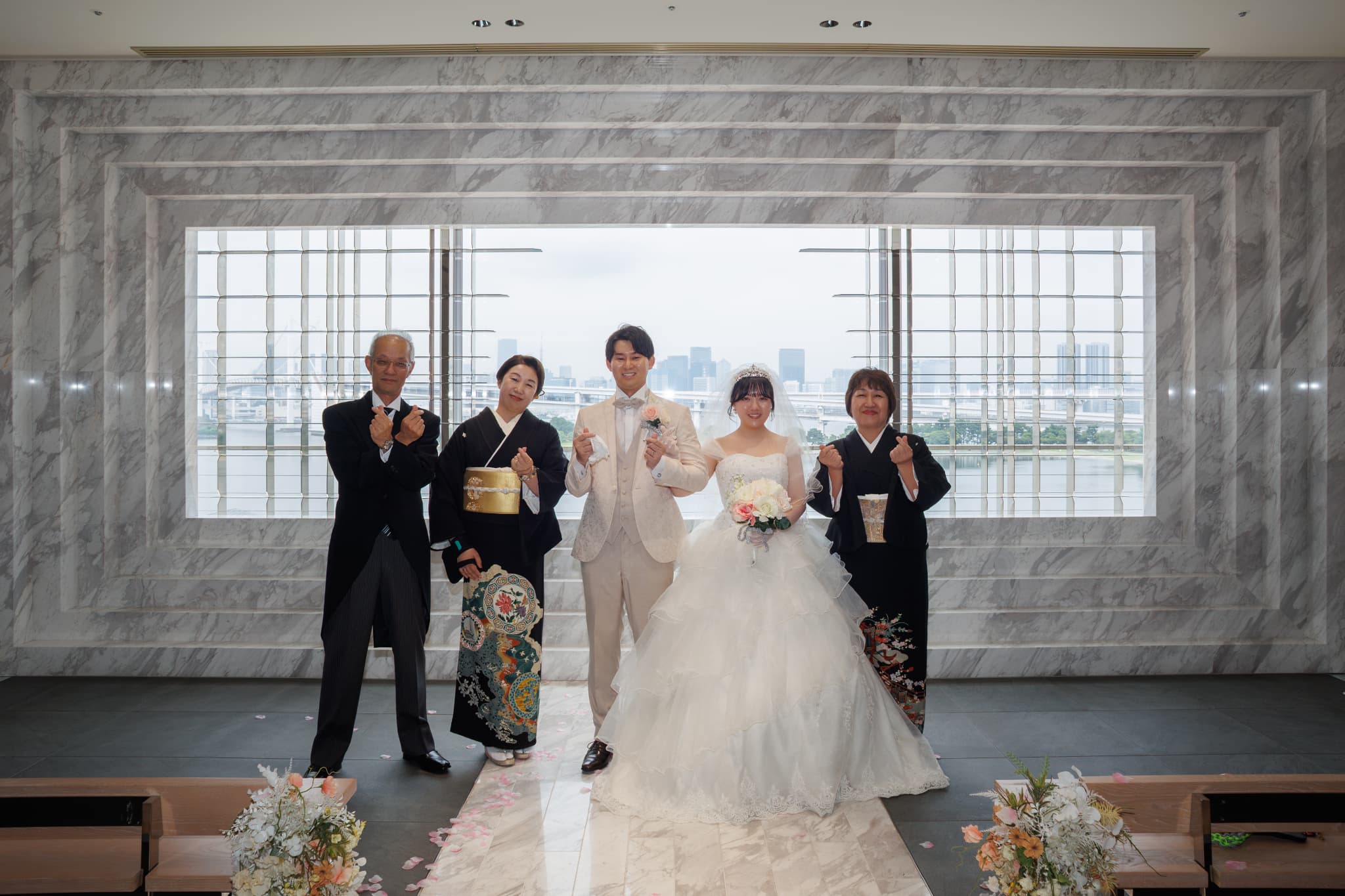 【小さな結婚式お台場店】かわいい文鳥と一緒の結婚式♪