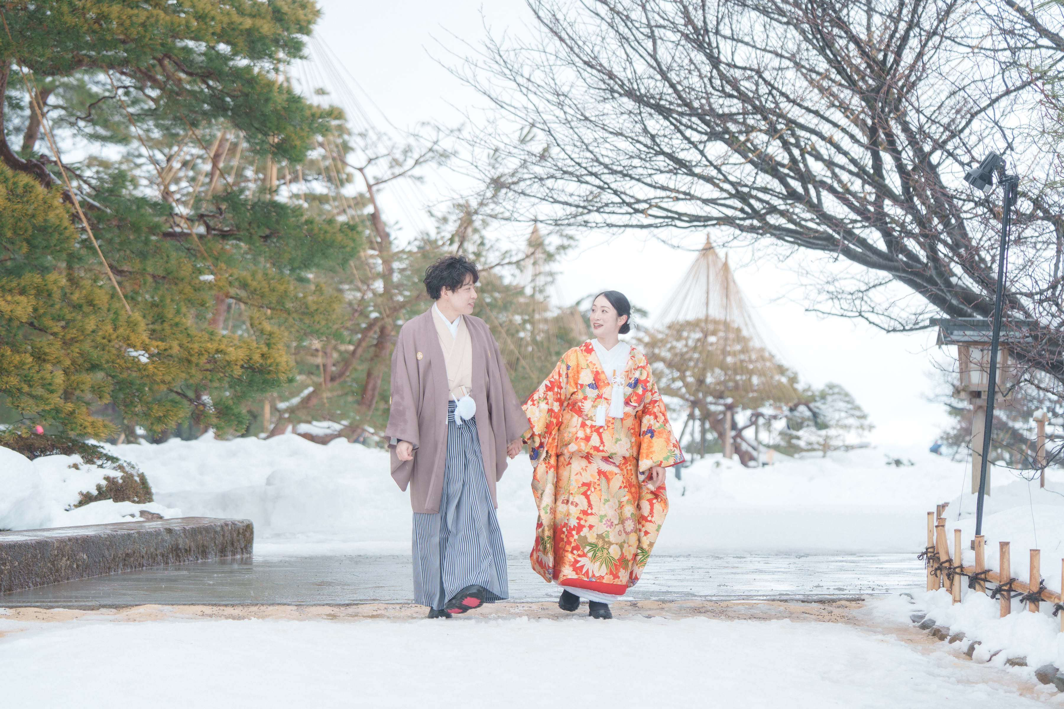 兼六園×雪フォト