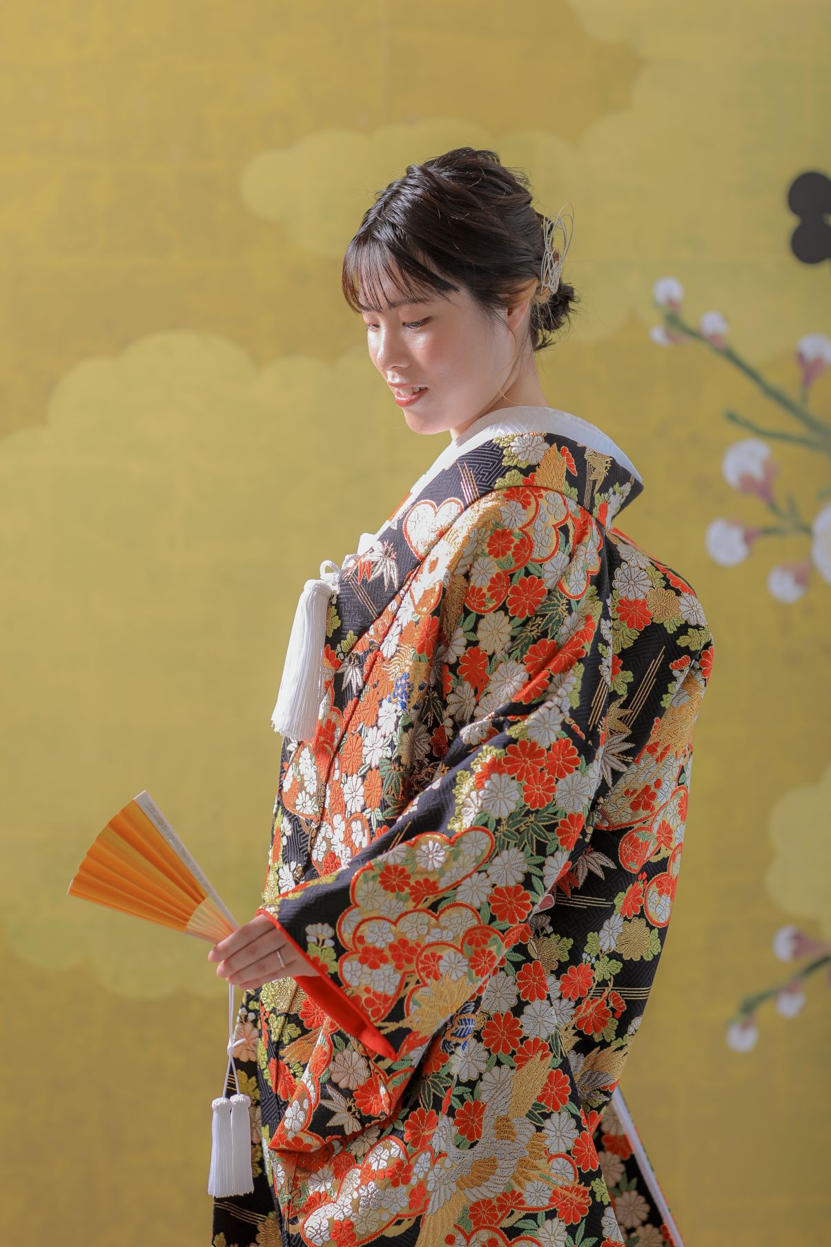 愛犬と宮崎スタジオで和装フォトウェディング～色打掛～🎍