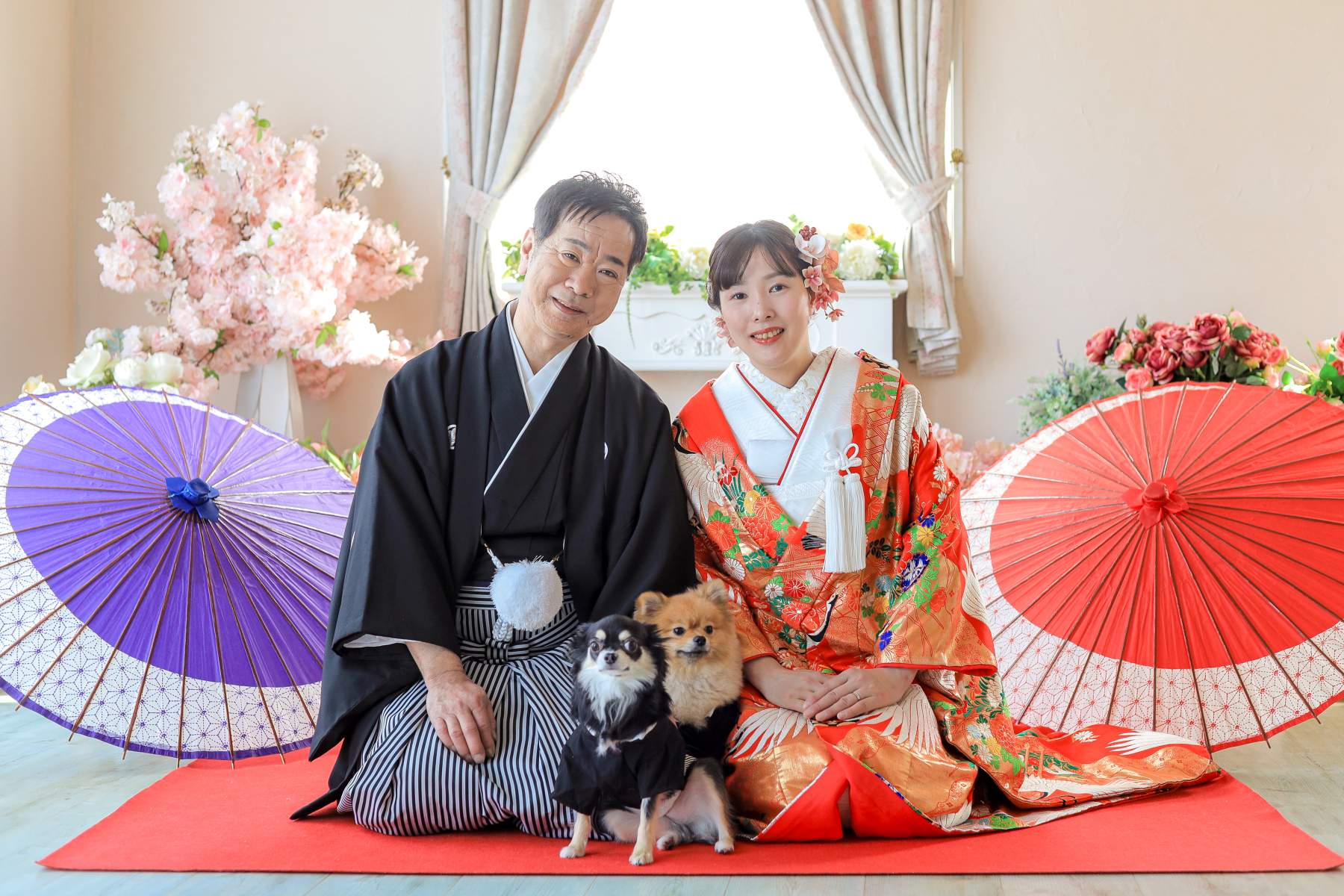 宮崎スタジオで和装と洋装ロケーション撮影🐶part,1