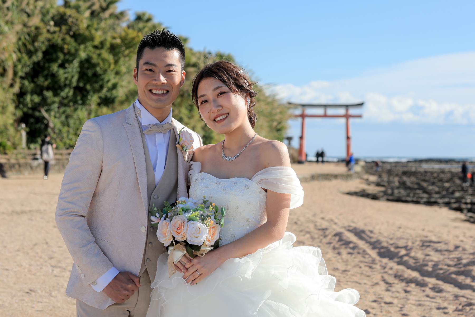 宮崎の青島とボタニックガーデンで洋装フォトウェディング🌴
