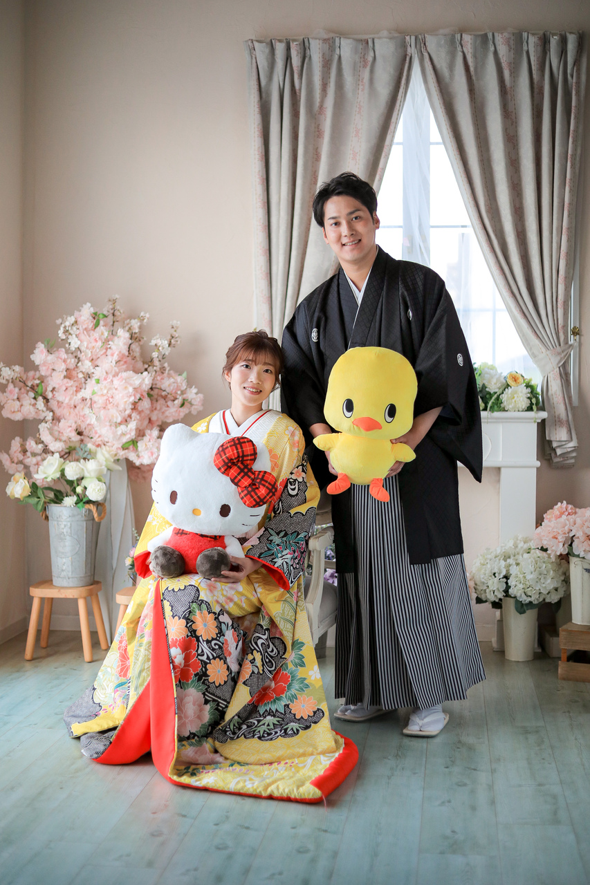 宮崎スタジオで和装フォトウェディング🐱🐥part,3