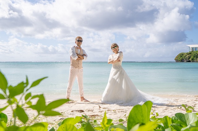 グアム挙式　～Wedding Report　15※ビーチ撮影編※～