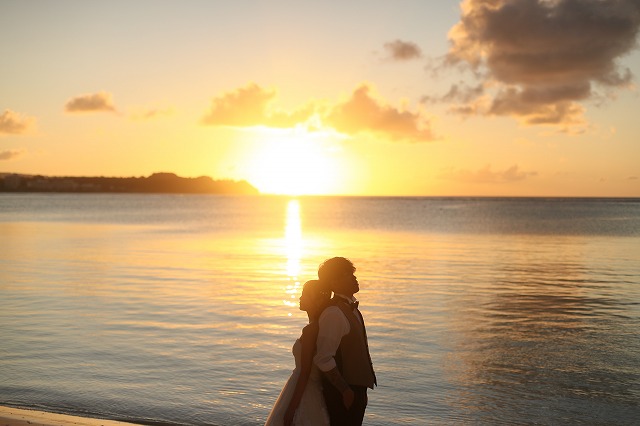 グアム挙式　～Wedding Report　12※サンセット撮影～