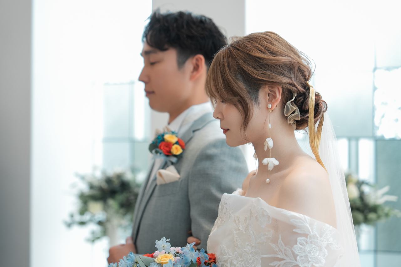 新郎最後の身支度