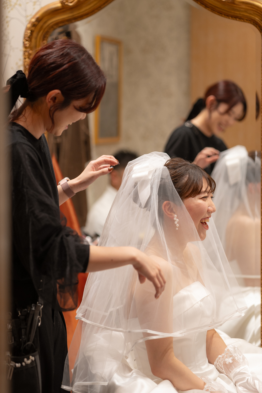 秋の結婚式～お仕度編～