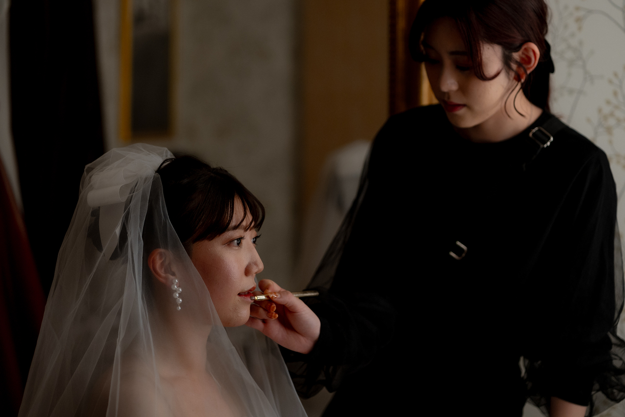 秋の結婚式～お仕度編～