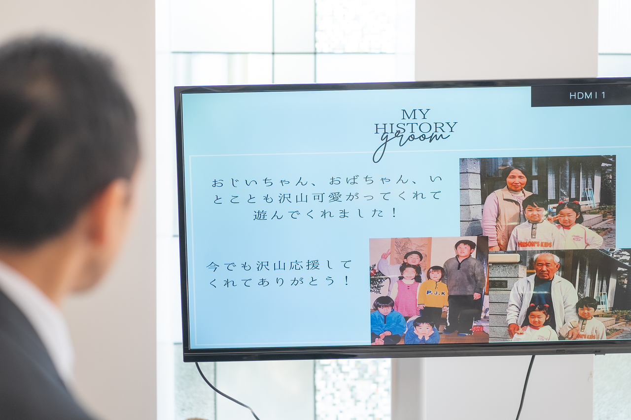 まるで会食のような挙式!