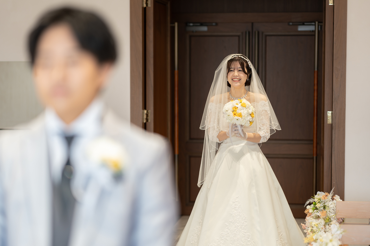 【小さな結婚式お台場店】10年越しの想いがぎゅっと詰まった ファーストミート♡