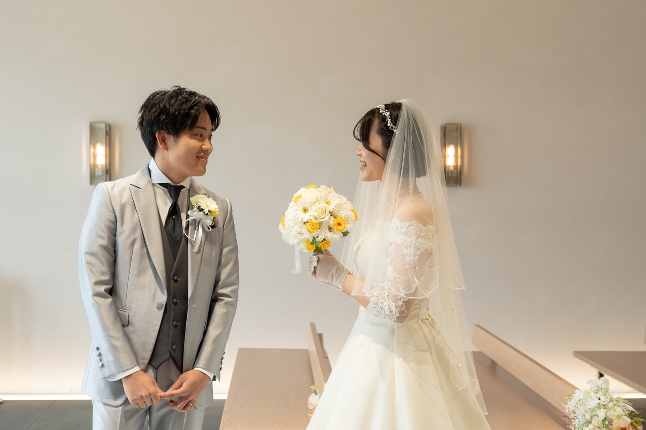 【小さな結婚式お台場店】10年越しの想いがぎゅっと詰まった ファーストミート♡