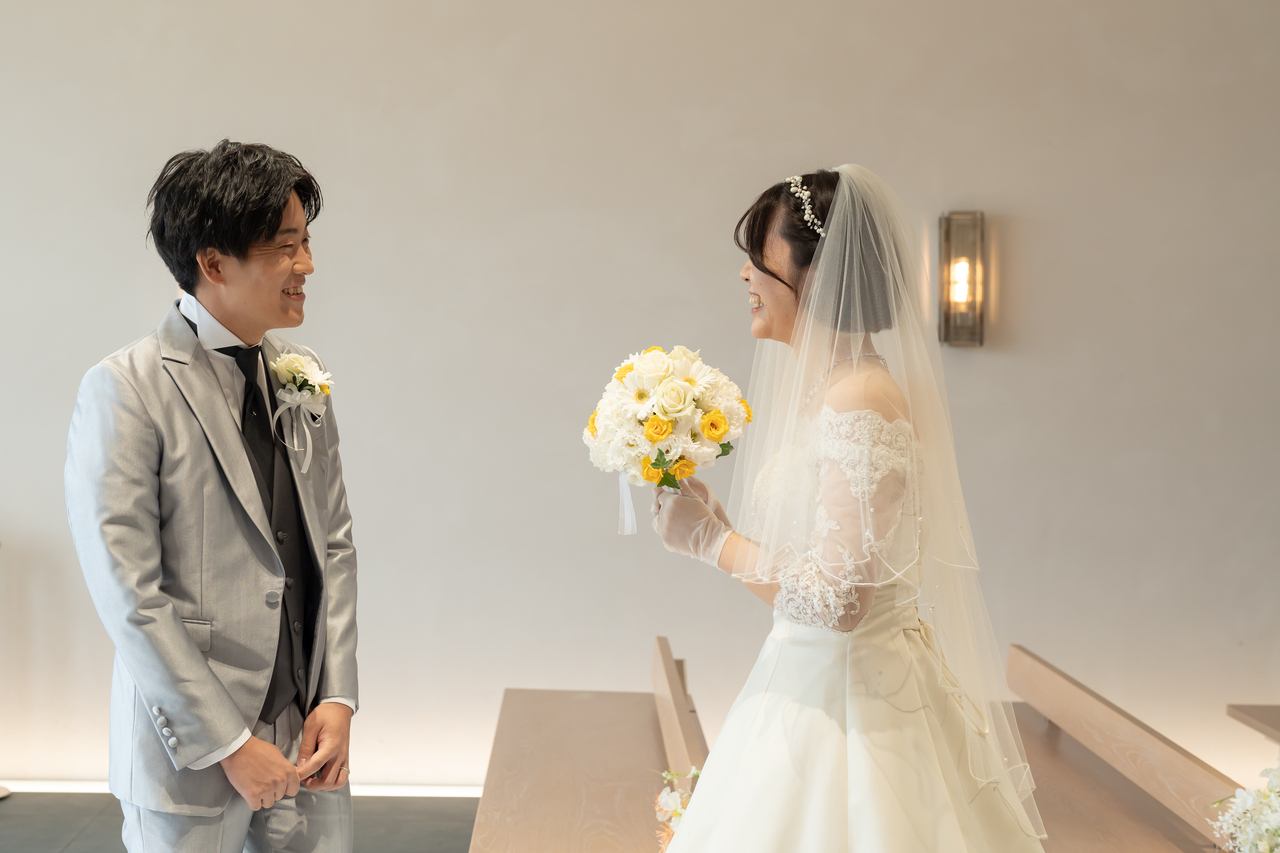 【小さな結婚式お台場店】10年越しの想いがぎゅっと詰まった ファーストミート♡