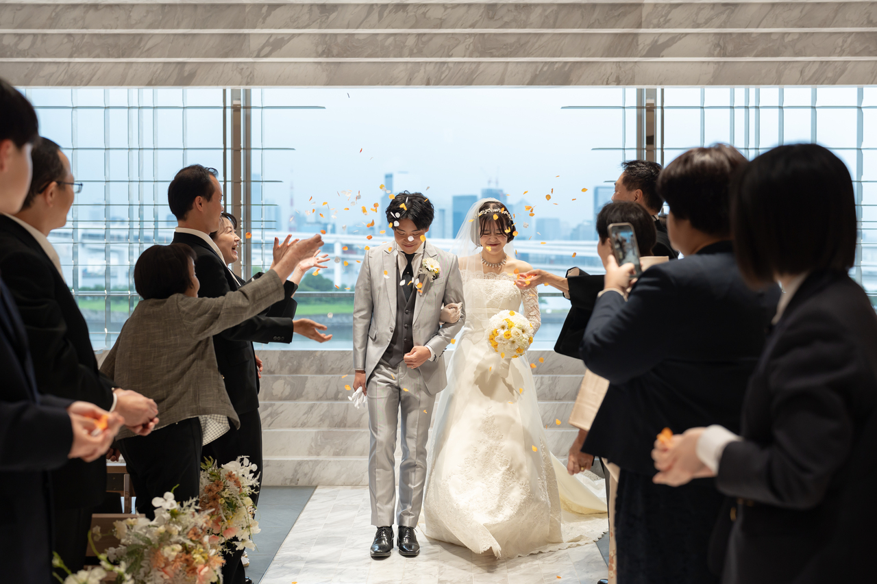 【小さな結婚式お台場店】10年越しの想いがぎゅっと詰まった ファーストミート♡