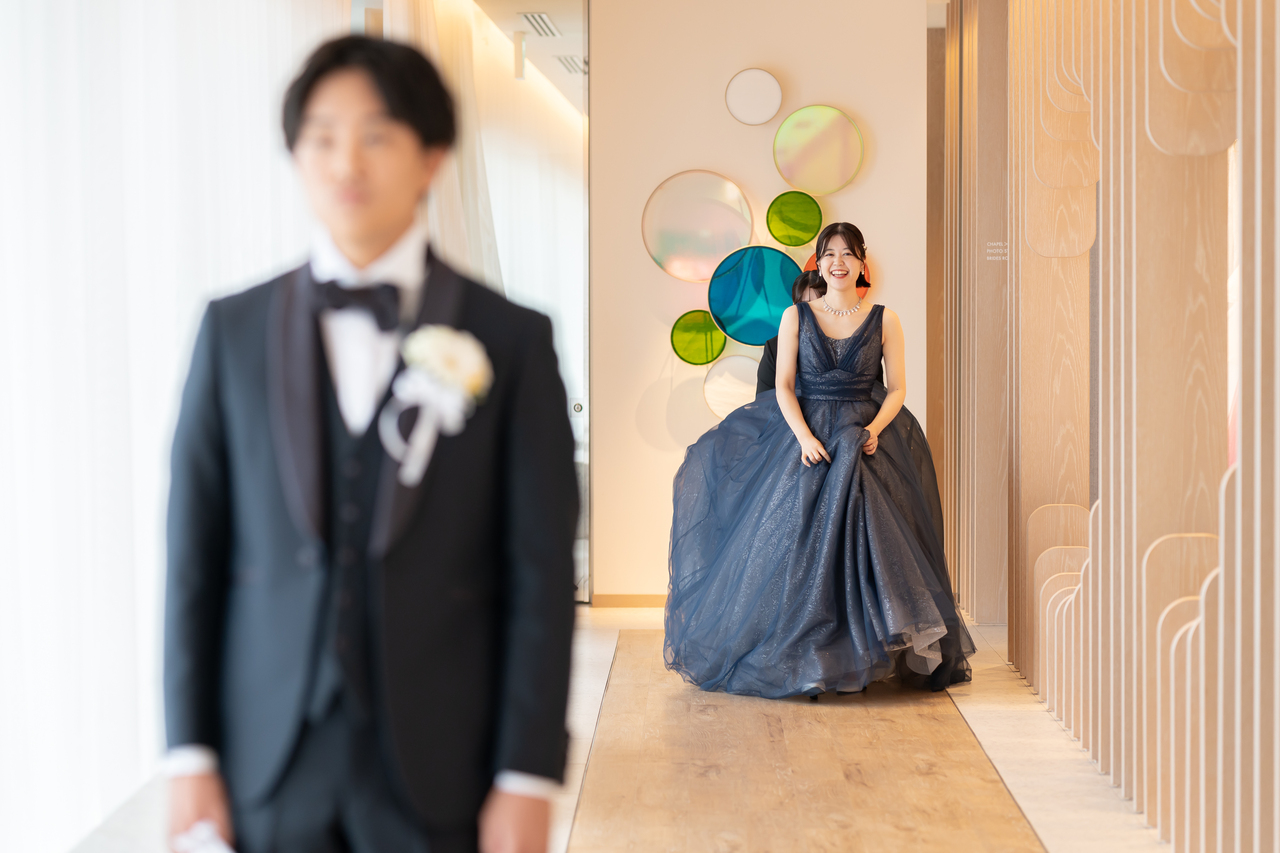 【小さな結婚式お台場店】10年越しの想いがぎゅっと詰まった ファーストミート♡