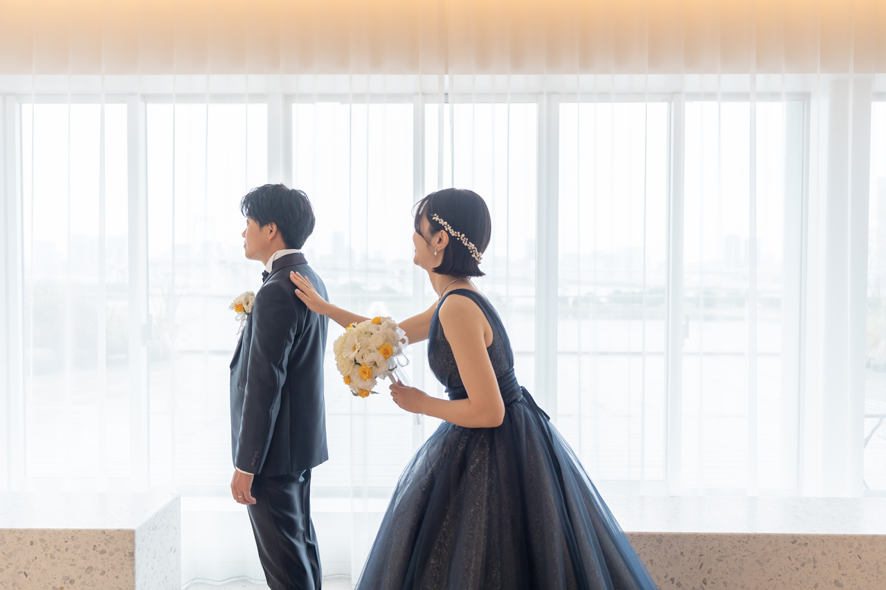 【小さな結婚式お台場店】10年越しの想いがぎゅっと詰まった ファーストミート♡