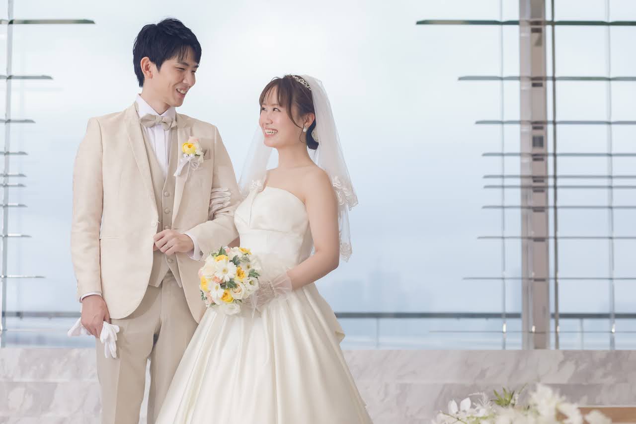 どんな時も一緒にいようね！レインウェディング☔