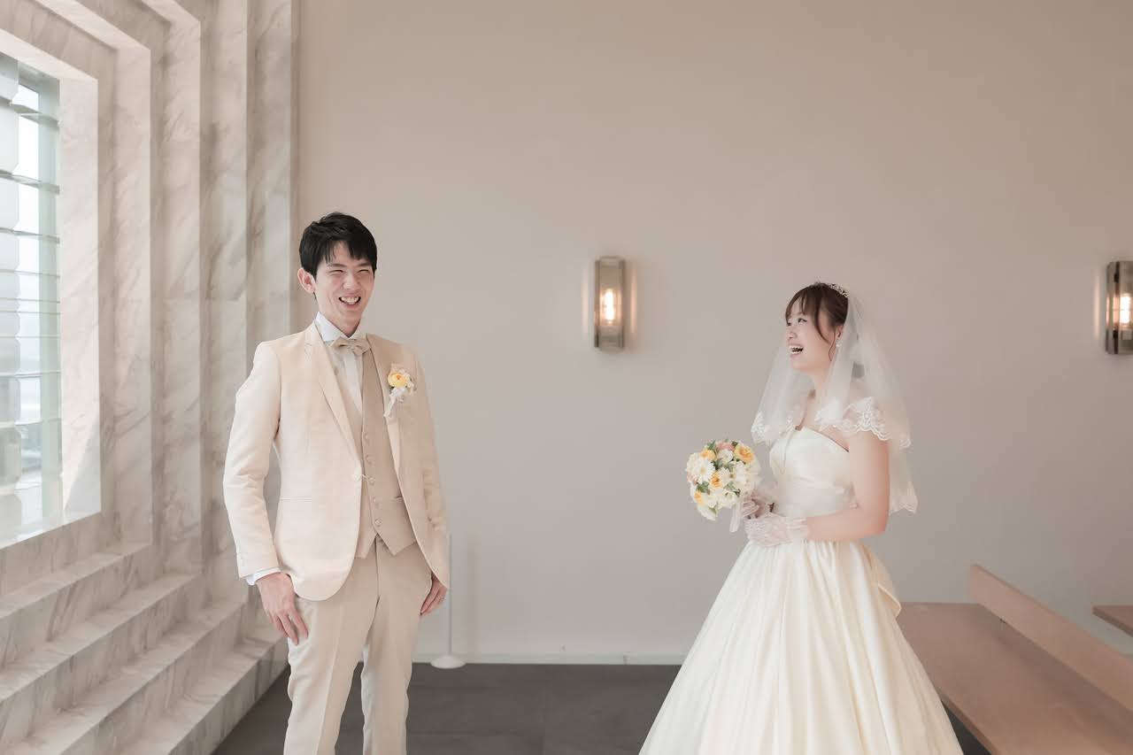 どんな時も一緒にいようね！レインウェディング☔