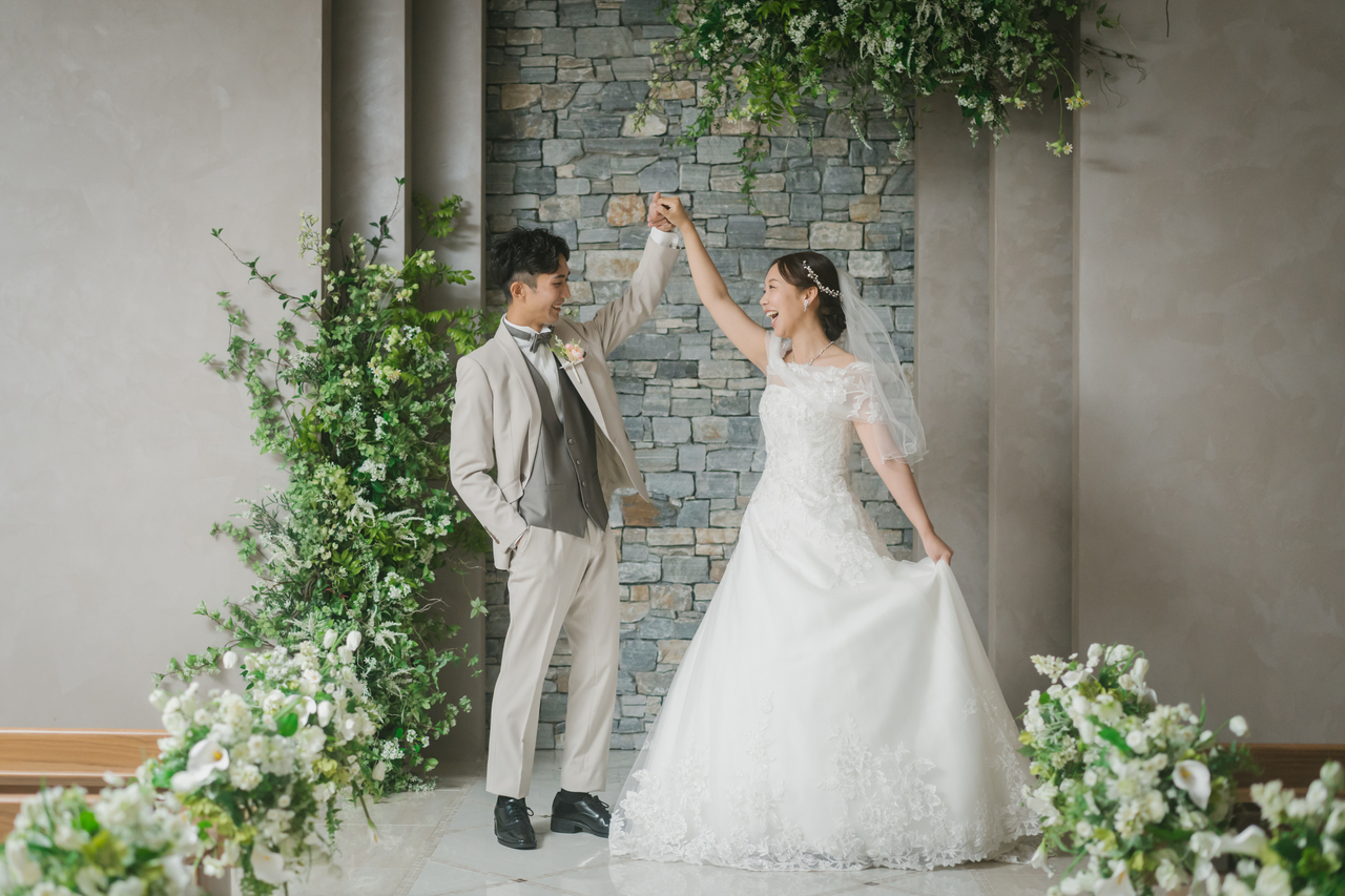 挙式前のひととき🌥