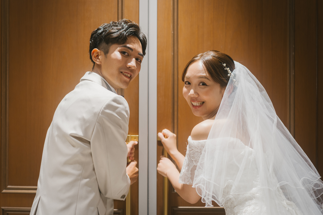 挙式前のひととき🌥